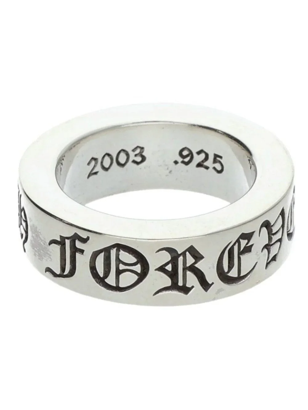 Chrome Hearts Spacer Forever Silver Ring